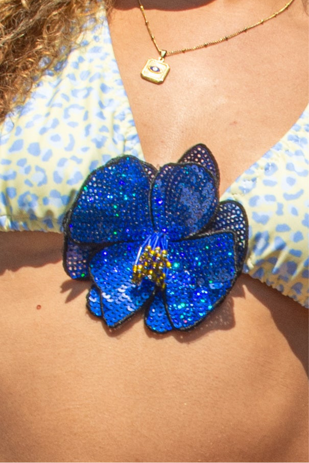 Sequin Flower Clip