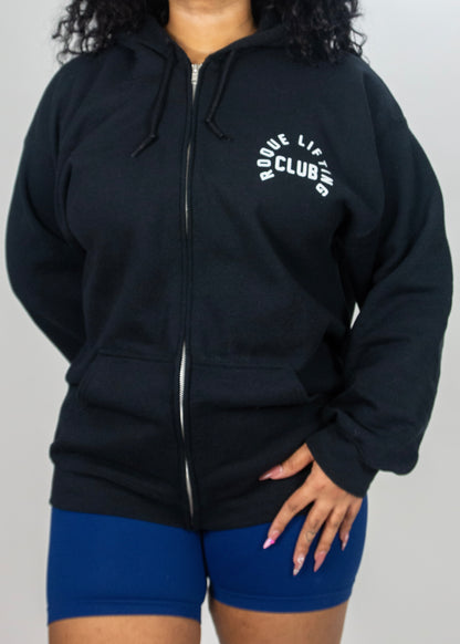 Roque Lifting Club Graphic Hoodie in Black