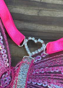 Crotchless Butterfly Panty in Pink