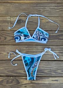 Reversible Blue Swirl Kini - 1 of 1 (SIZE M)