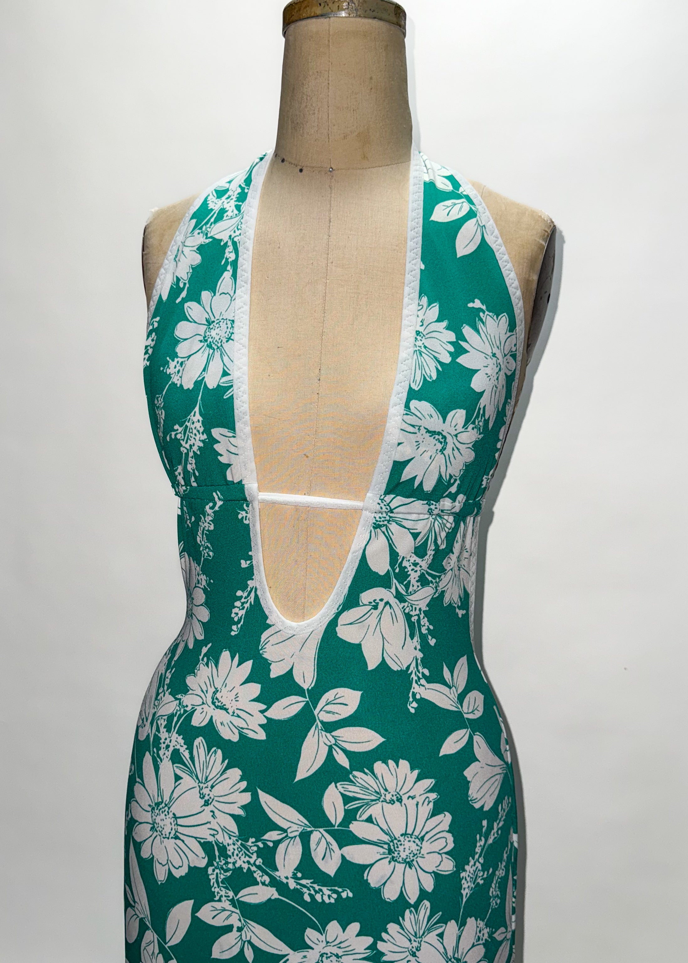 Green Floral Dress - 1 of 1 (SIZE M)