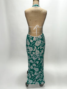 Green Floral Dress - 1 of 1 (SIZE M)