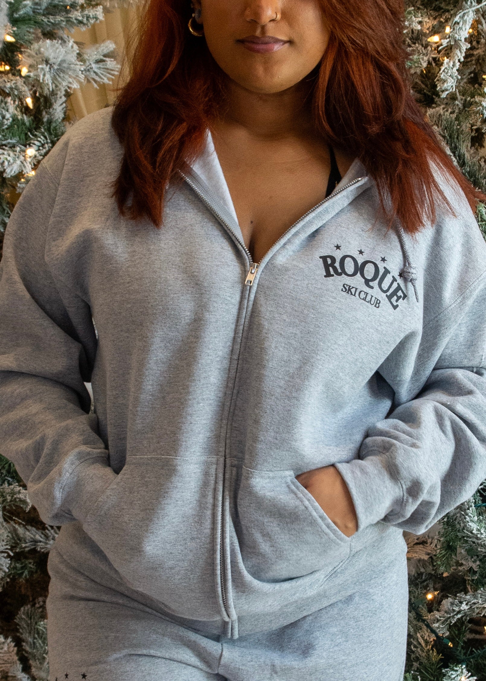 Roque Ski Club Graphic Zip Hoodie