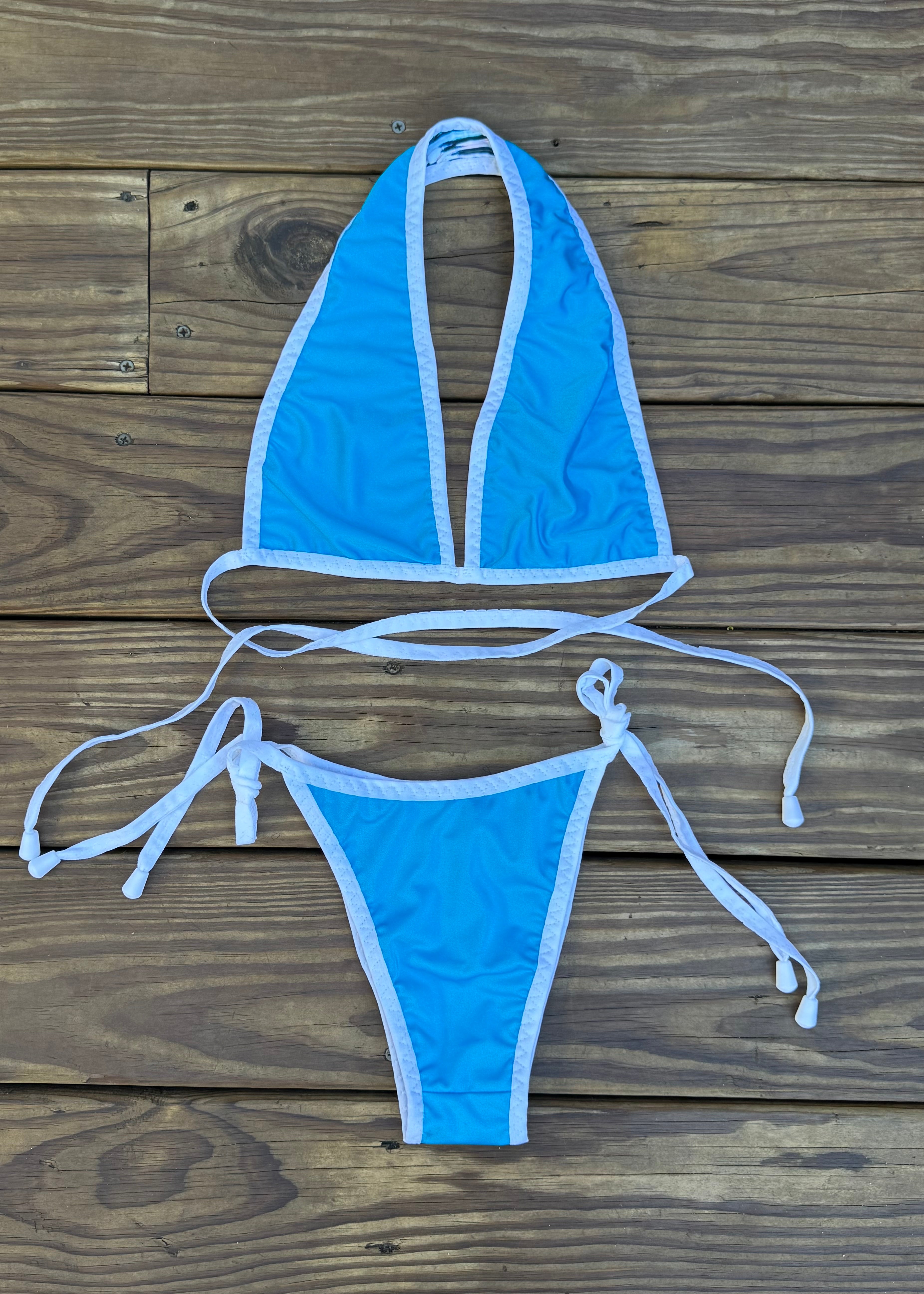 Reversible Blue Swirl Kini - 1 of 1 (SIZE M)