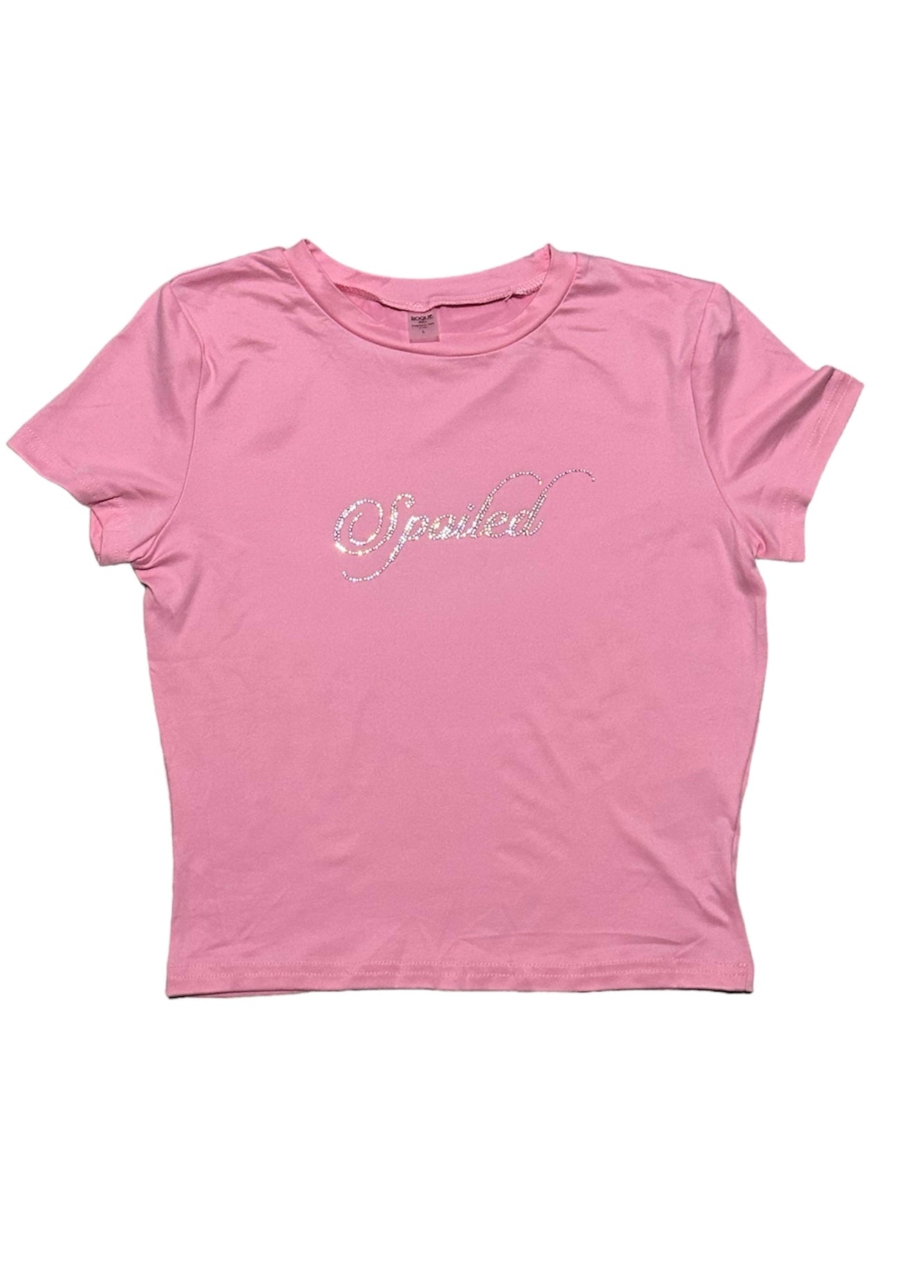 Spoiled Baby Tee in BB Pink