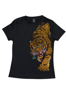 Tiger Rhinestone Tee - 1 of 1 (SIZE M)